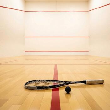 Squash court background